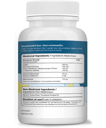 Maximum Slim Night Time Lean Promote Healthy Weight While Sleeping and Maintain Sleep 60 Count - Buy Online on GoSupps.com