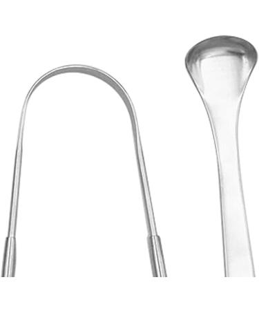 Stainless Steel Tongue Scraper Set - Safe & Easy Tongue Cleaner for Bad Breath Relief | International Shipping - Buy Online on GoSupps.com