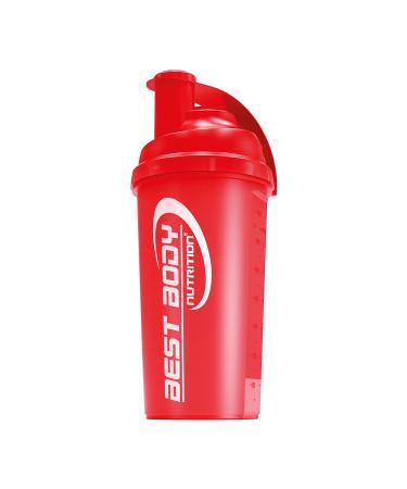 Best Body Nutrition Protein Shaker - Red - Protein Shaker - BPA free - 700ml Red 700 ml