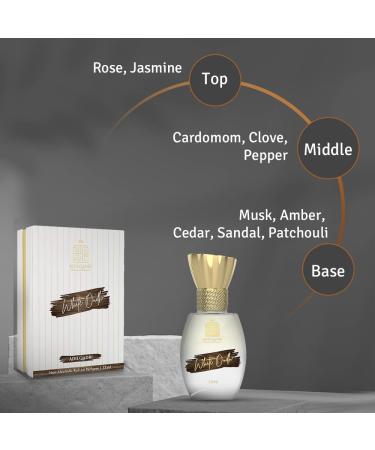 Adilqadri White Oudh Strong Masculine Non Alcoholic Roll-on Attar Perfume Long Lasting Fragrance Natural Distiled for All Occasions (White Oudh 12 Ml/0.4 Fl Oz) - Buy Online on GoSupps.com