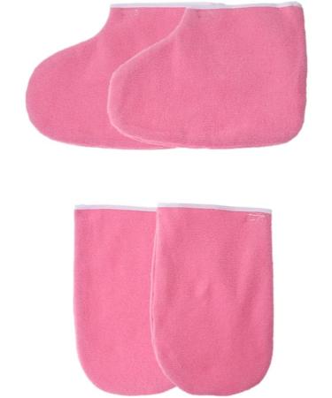 2 Paires De Soins De Beaut Coton Et Prot ge-pieds Pour Paraffine Pour Ongles Et Conservation Chaleur Lavables moyen - Buy Online on GoSupps.com