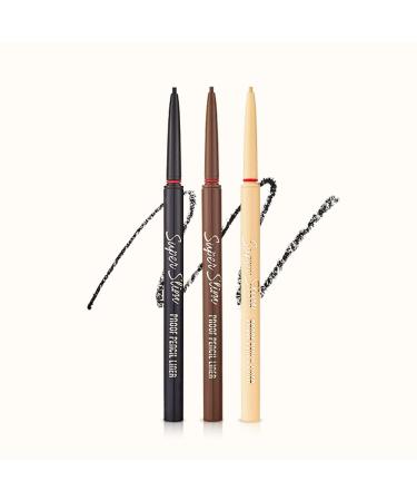 ETUDE Super Slim Proof Pencil Liner (03 Beige) | Long-Lasting Waterproof Eyeliner for Precise Eye Makeup - 03 Beige_21AD - Buy Online on GoSupps.com
