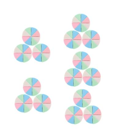 Beavorty 15 Sets Triangular Sponge Puff Esponjas Para Maquillaje Triangle Wedge Shape Makeup Sponge Beauty Sponges for Makeup Loose Powder Puff Facial Sponges Dry Puff Emulsion Face Miss