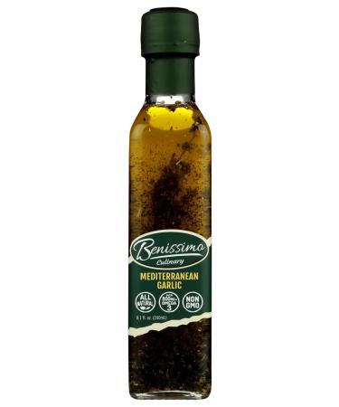 Benissimo Oil Medtrnean Garlic 8.1 OZ (Pack of 4)
