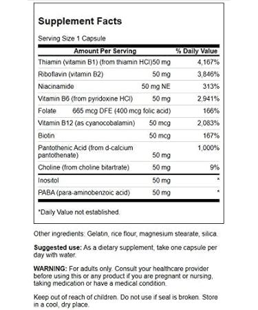 Swanson Balance B-50 Complex â€“ 250 Capsules | Premium Vitamin B Supplement for Energy & Wellness - Buy Online on GoSupps.com
