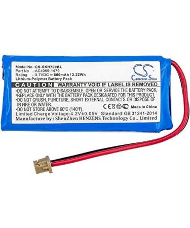 Buy AC4059-1479 Replacement Battery for Socket Mobile CHS 7X 7XRx 7Qi 7XiRx 7Xi - 600mAh/3.7V - International Shipping Available - Buy Online on GoSupps.com