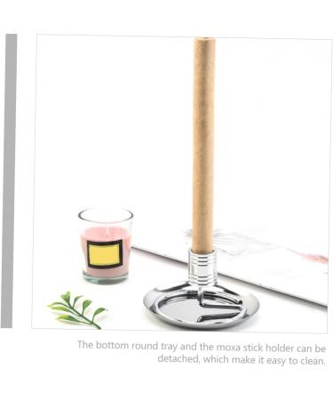 Beavorty Moxa Seat Incense Burner Set - Stainless Steel Moxa Bar Holder for Moxibus Tunnel & Fire Extinguisher - International Shipping Available - Buy Online on GoSupps.com