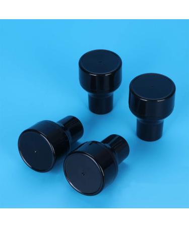 Minkissy 4-Piece Makeup Sponge Set - Mushroom Head Powder Brushes with Handle & Case for Women - Black - Buy Online on GoSupps.com