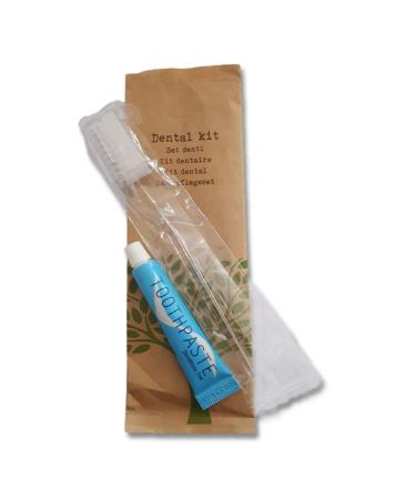 Awek.eu 50 pieces hotel disposable dental care set toothbrush toothpaste sachet Nature series new