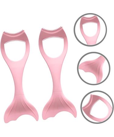 Healeved 2pcs Mascara Brush Makeup Tools Make up Tools for Women Eyeliner Aid Lash Tool Pink - Buy Online on GoSupps.com