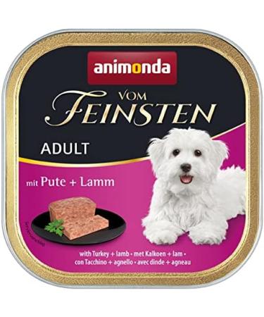 Animonda Finest Adult Dog Food Wet - Turkey & Lamb 6 x 150g | Premium Nutrition for Dogs - Buy Online on GoSupps.com