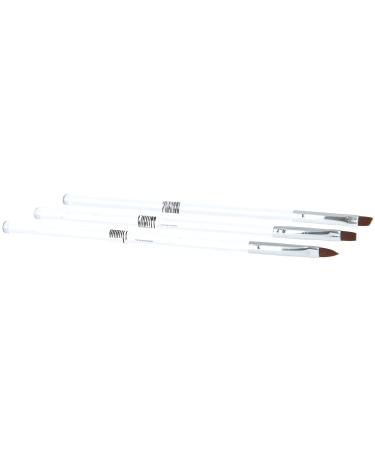 99nails Gel Brush Set of 3 | Premium Acrylic Nail Art Brushes for Gel Nail Design | Synthetic Hair UV Gel & Color Gel Modeling - Buy Online on GoSupps.com