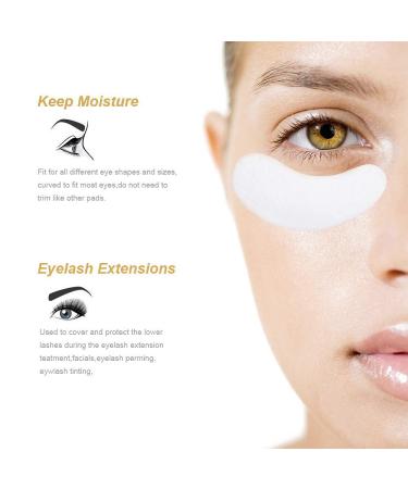 RZJZGZ Under Eye Gel Pads - 200Pairs | Lint Free Eyelash Extension & Makeup Gel Patches - Buy Online on GoSupps.com