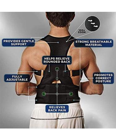 Posture Clavicle Support Corrector Back Straight Shoulders Brace Strap Correct Bone Care Posture Clavicle Support Belt Better life - Buy Online on GoSupps.com