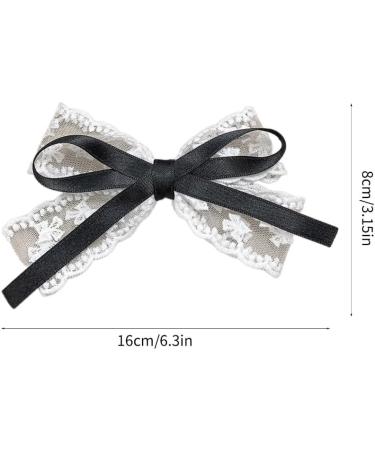 JSGHGDF Ribbon Elegant 2000s Style Side Clip Hair Clip Sweet Style knot Balletcore - Buy Online on GoSupps.com