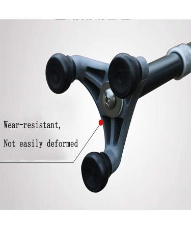 MidiLi 2 Pieces Anti Slip Quad Rubber Replacement Tip Base for Elderly Cane Walking Stick Crutches 7/8 Inches Family - Buy Online on GoSupps.com