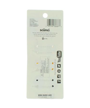 Scunci No-Slip Grip Mini Octopus Jaw Clips - 6 ea (Pack of 4) - Secure Hold for All Hair Types - Buy Online on GoSupps.com