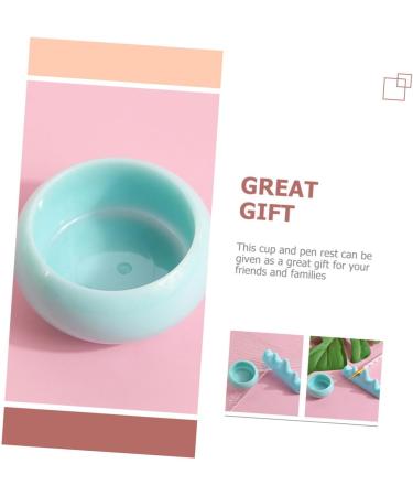 Healeved 1 Set Nail Art Brush Cup Manicure Pen Holder Nail Remover Bowl Nail Pencil Holder Nail Soak off Nail Brush Wash Holder Press on Pedicure Nail Stand Paint Brush Nail Removal Plastic - Buy Online on GoSupps.com