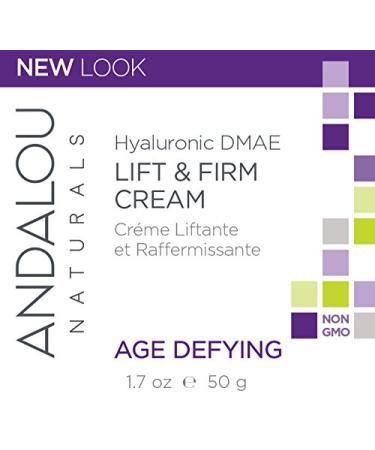 Andalou Naturals Lift & Firm Cream with Hyaluronic DMAE â€“ 1.7 oz | Anti-Aging Moisturizer - Buy Online on GoSupps.com