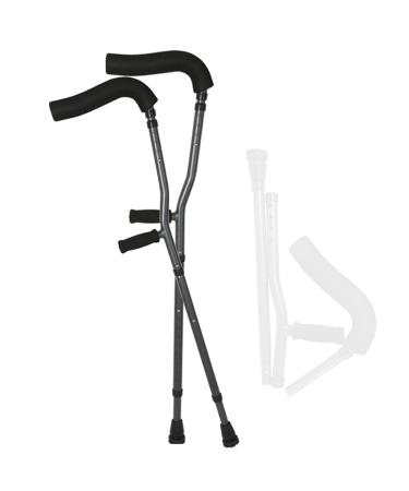 Underarm Crutches for Adults Heavy Duty F-Shape Folding Portable Medical Crutch Youth/Adult/Tall Adult Ergonomic Lightweight Aluminum Crutches Journey