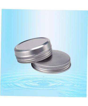Ipetboom Box Lip Balm Bottle Metal Tins with Lids Containers Lipstick Containers Empty Aluminum Tin Cans Round Tins with Lids Aluminum Metal Tin Aluminum Wallet Cosmetic Travel Jar Size 2 Silver - Buy Online on GoSupps.com