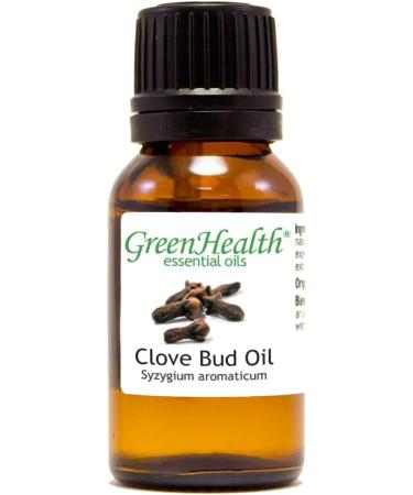 Clove Bud 1/2 fl oz (15 ml) Glass Bottle 100% Pure Essential Oil GreenHealth - Buy Online on GoSupps.com