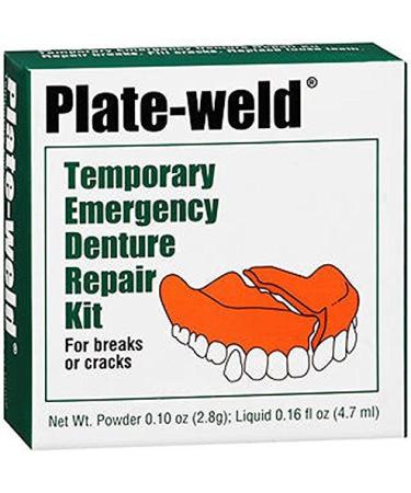 Plate Weld Temporary Emergency Denture Repair Kit, 1 Count