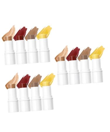 FOMIYES 3 Sets Contour Stick Wand Stick Liquid Highlighter Cream Neopentyl Di(ethylhexanoate) Ester 1 g (Pack of 1) As Shownx3pcs