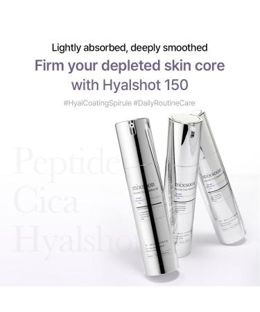 mixsoon Peptide Cica Hyalshot 150 - Firming, Soothing and Moisture-Boosting Ampoule Serum, Lightweight Formula for Radiant, Balanced Skin 50ml / 1.69 fl.oz. Korean Glass Skin Care 1.69 Fl Oz (Pack of 1) - Buy Online on GoSupps.com
