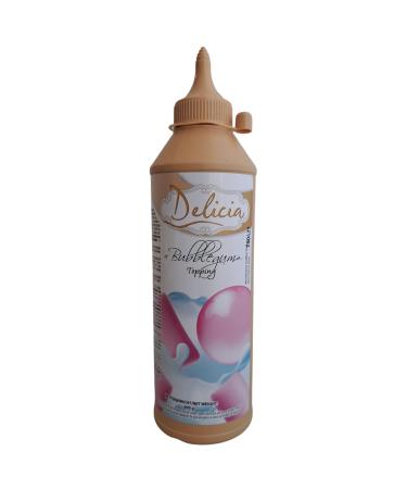 "Bubblegum" desserts sauce |Seductive topping in a 600g bottle |Delicia desserts sauce - versatile use - develop your creativity
