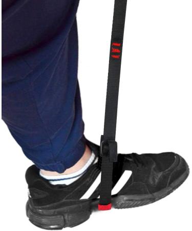 NewDoar Foot Ascender Loop for Climbing - Black Red | Tree Arborist Gear - Buy Online on GoSupps.com