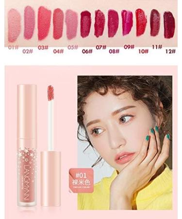 Kingknow 12 Colour Lip Gloss Waterproof Long-Lasting Matte Liquid Make-Up Lipstick Cosmetics - Buy Online on GoSupps.com