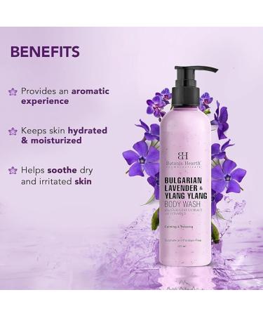 Calming Body Wash with Vitamin E & Sage Leaf Extract - Sulphate & Paraben Free Shower Gel - 245ml Pink for Relaxation - Buy Online on GoSupps.com