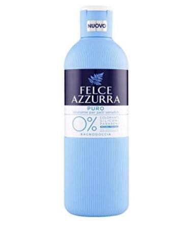 3X Felce Azzurra Pur 0% Peaux Sensibles Bain Moussant Mousse de bain douche 650ML