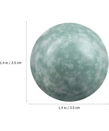 Dearma 4-Piece Solid Baoding Balls - Hand Massage & Exercise Balls for Muscle Health - Marble Green Chinese Therapy Balls - Buy Online on GoSupps.com