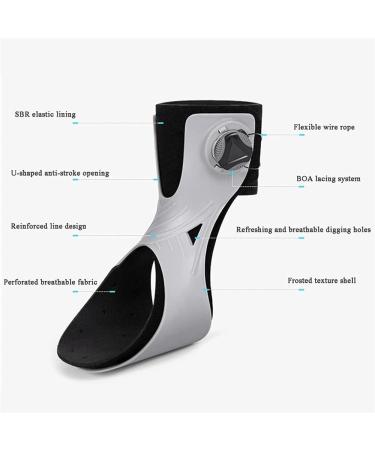 Buy Drop Foot Brace Orthosis - Adjustable Ankle Splint for Stroke Rehabilitation & Nerve Injury Support (Right Middle Size - Buy Online on GoSupps.com