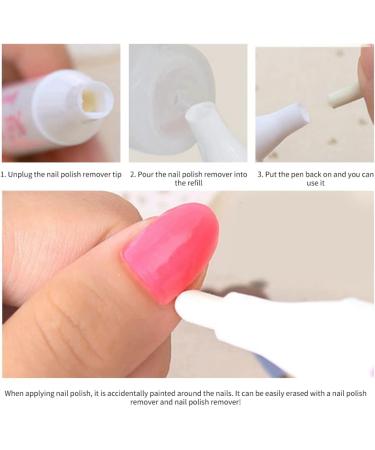 Nail Art Manicure Pen Nail Gel Remover Nail Art Corrector Pen Uv Gel Nail Polish Remover Pen Manicure Tool Random Color - Buy Online on GoSupps.com