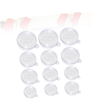 Cabilock Decor 12pcs Christmas Decorations Fillable Christmas Ornaments Transparent Hanging Ball Lob Candy Box Clear Bath As Shown Size 1 - Buy Online on GoSupps.com