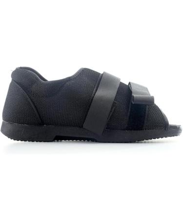 MediChoice Post-Op Shoe - Foam-Padded Hook & Loop Closure Canvas - Men's Small Black - International Shipping Available - Buy Online on GoSupps.com
