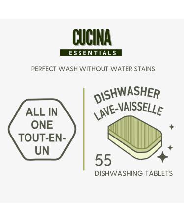 Fruits & Passion Cucina Essentials Automatic Dishwasher Detergent Pods - 55 Tablets - Efficient Cleaning for International Shipping - Buy Online on GoSupps.com