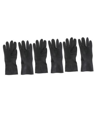 MERRYHAPY 3 Pairs Hair Salon Gloves Hair Shampoo Gloves Barber Gloves Hair Dye Glove