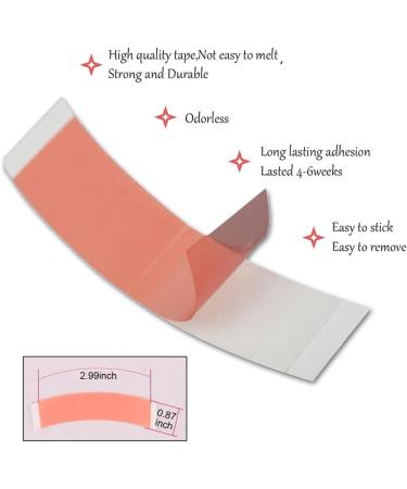 iFutniew Red Wig Tape for Lace Wigs 36 Pieces Strong Double Sided Waterproof Adhesive Tape Strips Wig Tape for Toupee Lace Wig - Buy Online on GoSupps.com