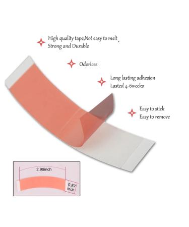 Paociuro Red Wig Tape for Lace Wigs 36 Pieces Strong Double Sided Waterproof Adhesive Tape Strips Wig Tape for Toupee Lace Wig Durable Easy to Use - Buy Online on GoSupps.com