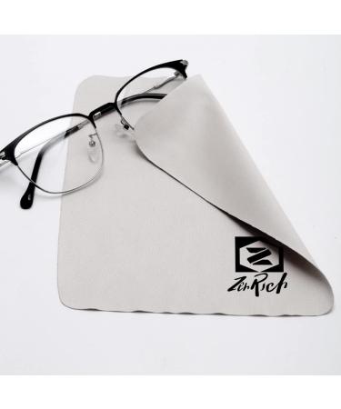 Zenrich Microfiber Cleaning Cloths for Electronics - 5.9x5.9 (2 Pack) | Perfect for Lenses Glasses Screens Cameras & More - Buy Online on GoSupps.com