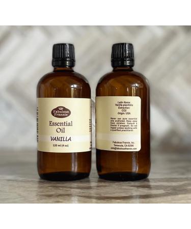 Buy Fabulous Frannie Vanilla Planifolia Essential Oil 120ml - Great Scent for Spa & Home | International Shipping Available - Buy Online on GoSupps.com