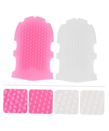 2-Piece Silicone Body Massage Brush Set for Exfoliation and Scrubbing - Buy Online on GoSupps.com