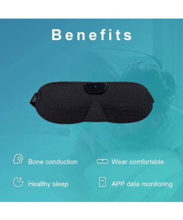 Smart Anti-Snoring Device Eye Mask with Bluetooth Technology for Men and Women - Snore Solution and Sleep Aid with Data Recording and Analysis - Buy Online on GoSupps.com