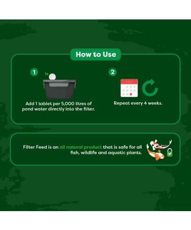 Envii Filter Feed Pond Bacteria Treatment | Boosts Beneficial Bacteria | Safe for Fish & Wildlife | 20,000 Litres - Buy Online on GoSupps.com