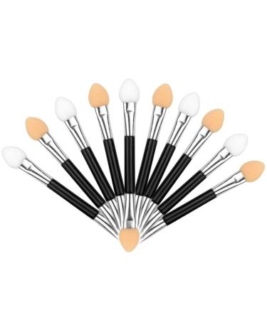 10pcs Sponge Eyeshadow Brush Set - Reusable Double-Ended Applicators for Eye Makeup | High-Quality Beauty Tools | Perfect for International Shipping - Buy Online on GoSupps.com