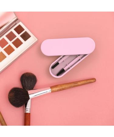 Lurrose Makeup Brush Set - Reusable Silicone Eyebrow & Eyelash Brushes with Comb & Suitcase for Women & Girls - International Shipping Available - Buy Online on GoSupps.com